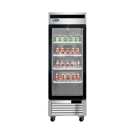 Congelador Vertical Acero Inoxidable 1 Puerta de Cristal MCF8701GR Atosa