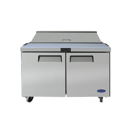 Mesa Refrigerada de Preparación 2 Puertas 48″ MSF8302GR Atosa