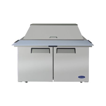 Mesa Refrigerada de Preparación 2 Puertas 60″ MEGA TOP MSF8307GR Atosa