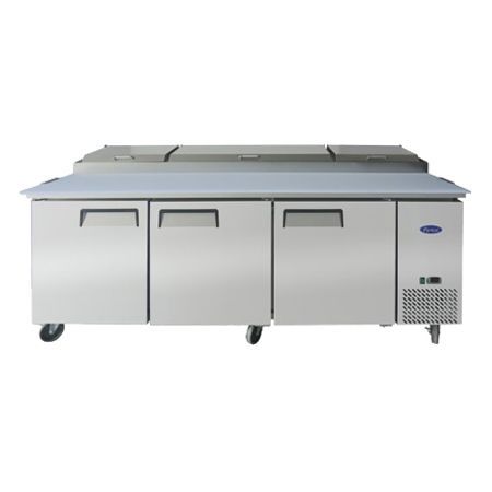 Mesa Refrigerada para Preparación de Pizza 3 Puertas 93″ MPF8203GR Atosa