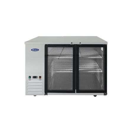 Contra Barra de 48″ con Fondo de 24″ Puerta de Cristal SBB48GGRAUS1 Atosa