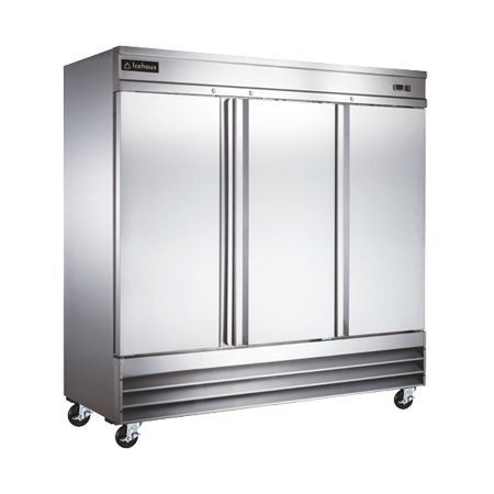 Refrigerador 3 Puertas Solidas RV-3PS-SS-01 Icehaus