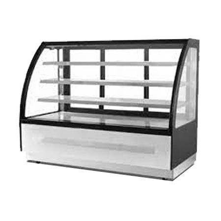 Vitrina a Piso Vidrios Curvos WDF177D Atosa