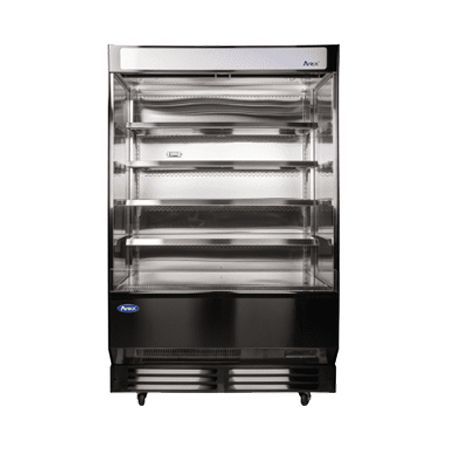 Vitrina Abierta Lamina Negra 130 cm AOM-50B Atosa