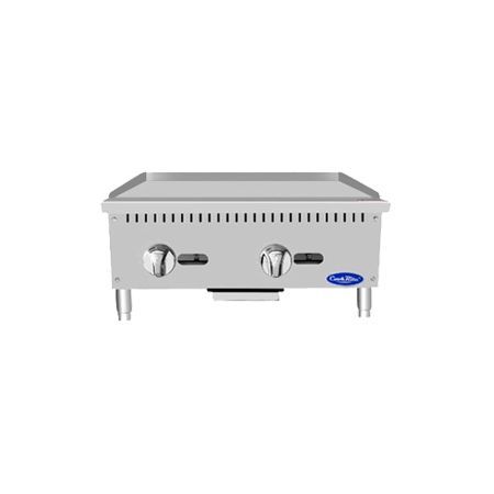 Plancha a Gas 24″ 2 Quemadores ATMG-24 Cook Rite