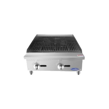 Asador Radiante 24″ 2 Quemadores ATRC-24 Cook Rite