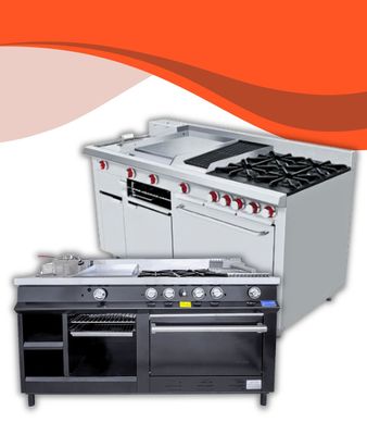 Estufas con Plancha, Asador y Freidor