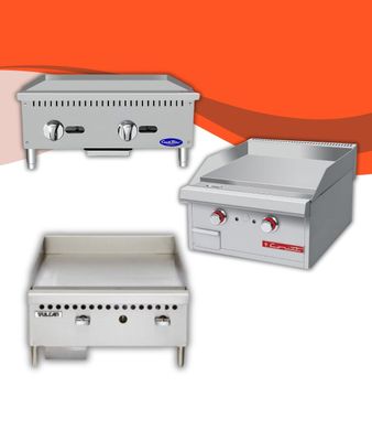 Planchas de 2 Quemadores