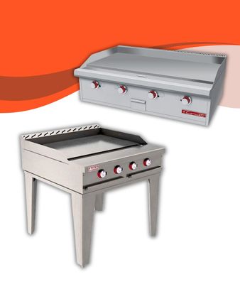 Planchas de 4 Quemadores