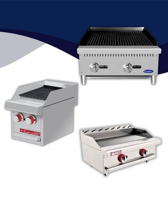 Asadores de 2 Quemadores