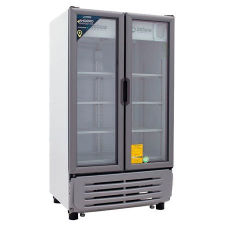 Refrigerador Vertical 19 Pies 2 Puertas de Vidrio VR19-2PC Imbera