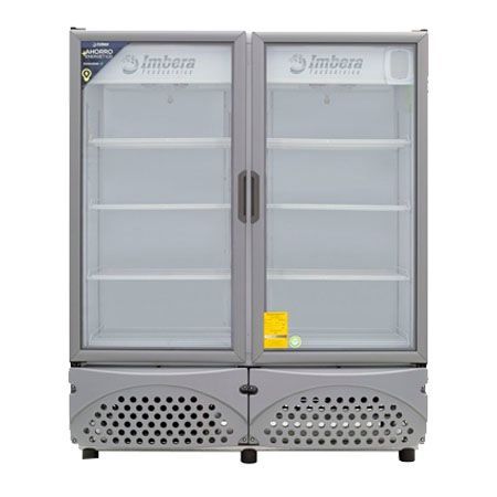 Refrigerador Vertical 35 Pies 2 Puertas de Vidrio VRD35 Imbera