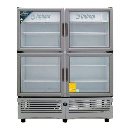 Refrigerador Vertical 35 Pies 4 Puertas de Vidrio VRQ35