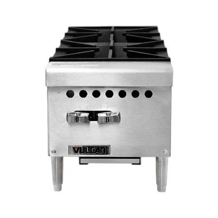 Parrilla de 2 Quemadores 12″ a Gas VCRH12-2 Vulcan