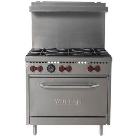 Estufa a Gas 6 Quemadores con Horno Estándar SX36-6BP Vulcan