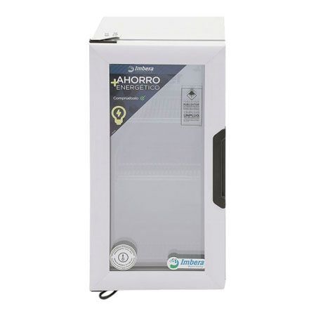 Congelador Sobre Mostrador Vertical Puerta de Vidrio 1.5 Pies Cúbicos VF1.5 Imbera
