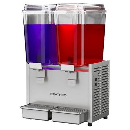 Dispensador de Bebidas 2 Tazones 18.9 Lts c/u D25-3 Crathco