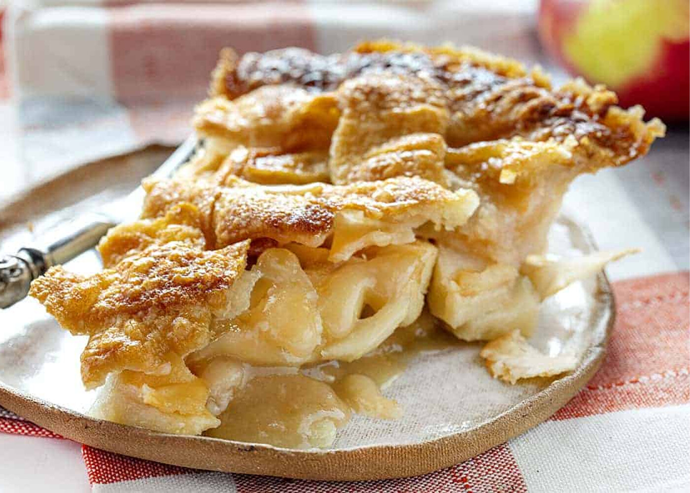 Sliced Apple Pie