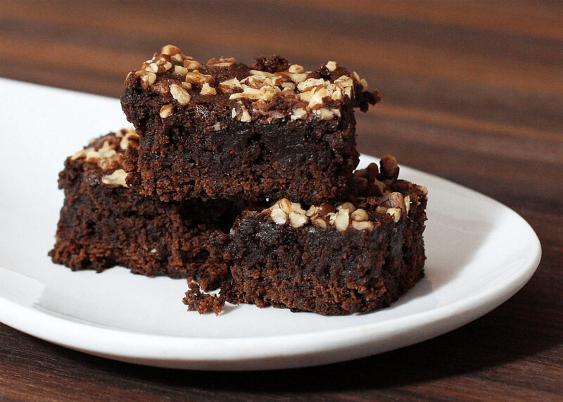 Chopped Walnut Brownies