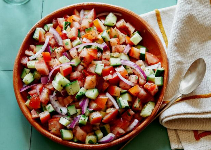 Cucumber & Tomato Salad (serves 2)