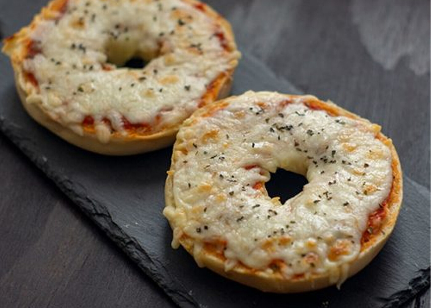 Pizza Bagel (serves 2)
