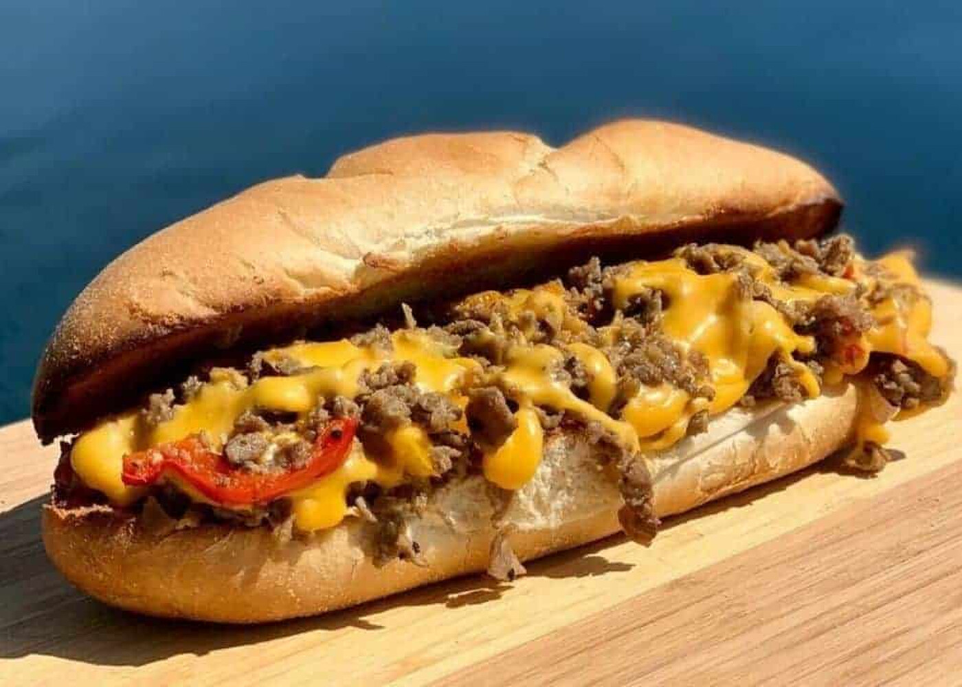 Philly Cheesesteak Hero (serves 3)