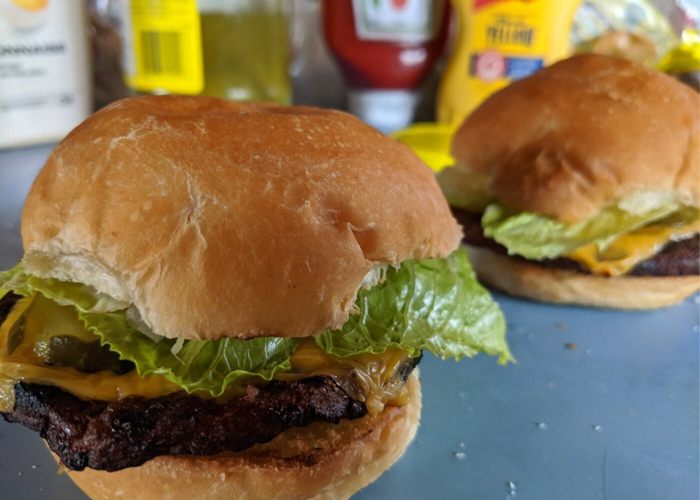 Spicy Veggie Burger Panini