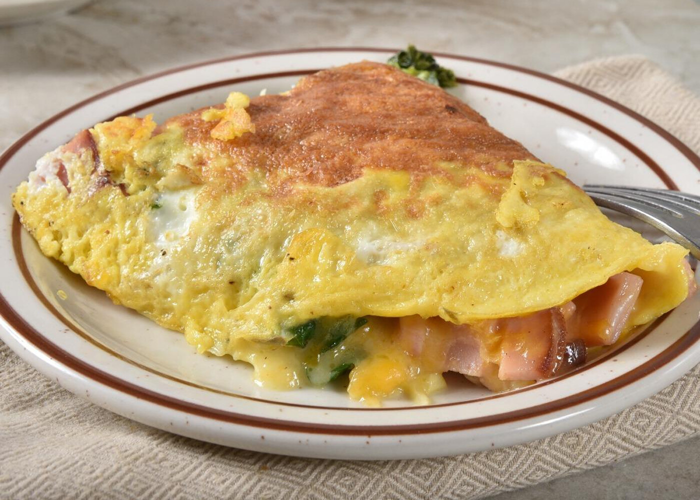Egg Whites, Honey Turkey & Veggies Omelette