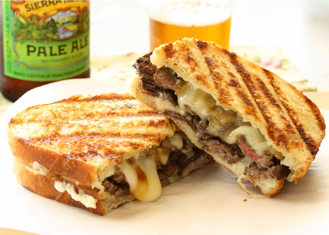 Philly Cheesesteak Panini
