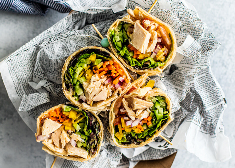 The Tuna Veggie Wrap