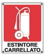 Cartelli antincendio-Estintore carrellato