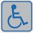 Etichette d'indicazione-Bagno disabili