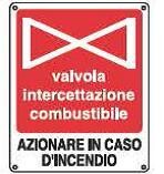 Cartelli di informazione-Valvola combustibile