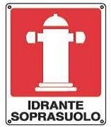 Cartelli antincendio-Idrante soprasuolo
