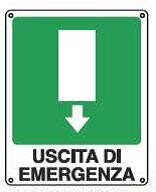 Cartelli di emergenza-Uscita di emergenza 2