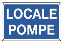 Cartelli di informazione-Locale pompe