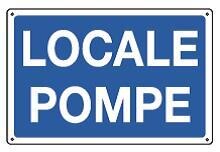 Cartelli di informazione-Locale pompe