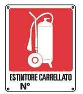 Cartelli antincendio-Estintore carrellato2