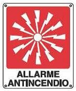 Cartelli antincendio-Allarme antincendio