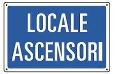 Cartelli di informazione-Locale ascensori