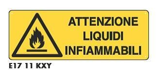 Cartelli di pericolo - Liquidi infiammabili