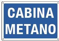 Cartelli di informazione-Cabina metano