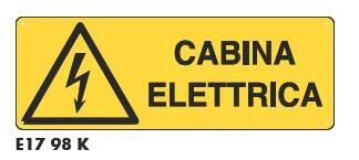 Cartelli di pericolo - Cabina elettrica