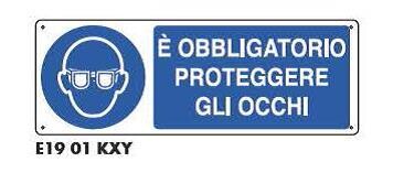 Cartelli di obbligo - Obbligatorio proteggere gli occhi