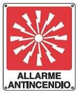 Cartelli antincendio-Pulsante allarme antincendio