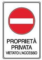 Cartelli proprietà privata-Proprietà privata