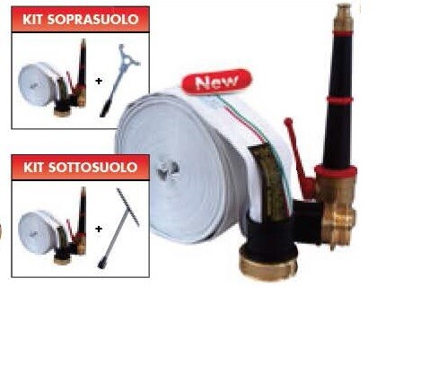 Kit minimo per cassette a corredo idranti soprasuolo e sottosuolo con chiave pentagonale