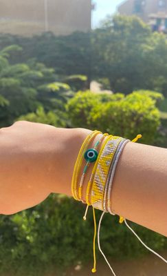 Yellow Bracelet Set