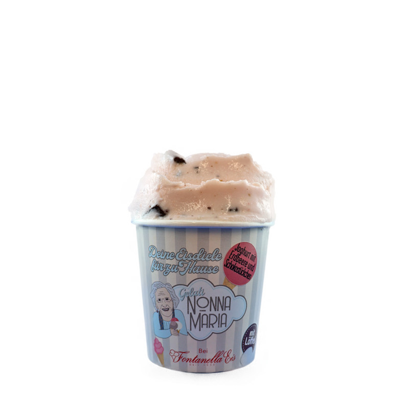 165 ml Passione allo yogurt - Joghurteis mit Erdbeere und ...