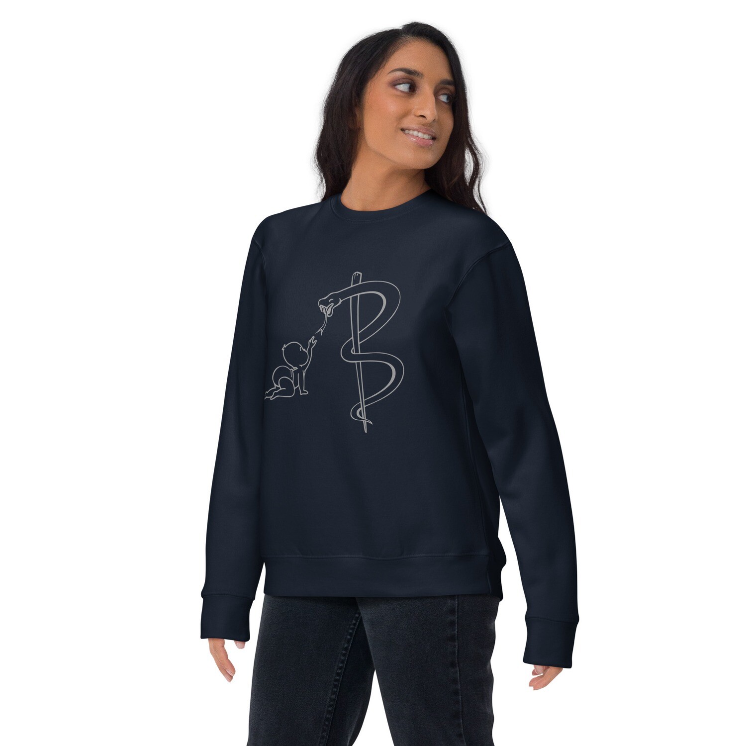 Monogrammed Crewneck Sweatshirt